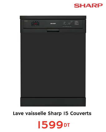 Lave vaisselle SHARP 15 couverts
