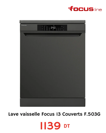 Lave vaisselle Focus 13 couverts F.503G