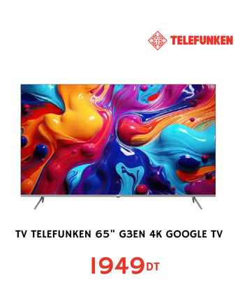 Tv Telefunken 65" Google Tv