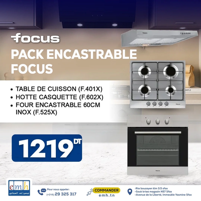 Pack Encastrable FOCUS