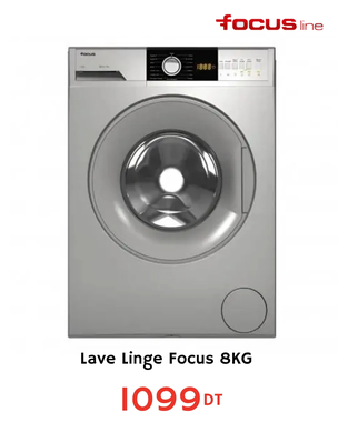 Lave Linge Focus 8Kg