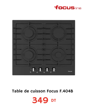 Table de cuisson Focus f.404B